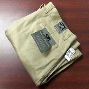 JOS A BANK Wrinkle Resistant Pleated Twill Khaki Pants Mens 38x32 Casual NWT
